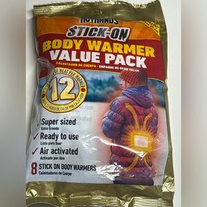 Stick-On Body Warmer Value 8-Pack NEW